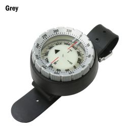 50m/164.04ft Waterproof Diving Compass; Professional Compass Wrist (Color: Gray)