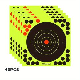 10/50pcs Gun Shooting Target; Target Sticker Self-adhesive (Quantity: 10pcs)