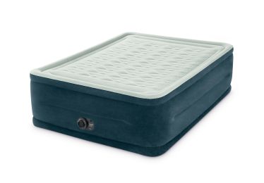 Intex 24" Dream Lux Pillow Top Dura-Beam Airbed Mattress with Internal Pump - Queen (Color: Queen)